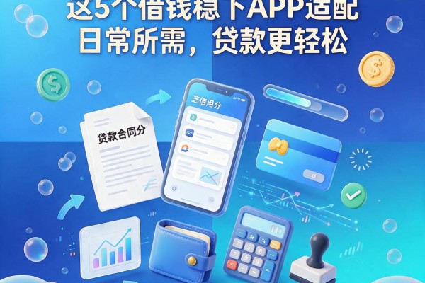 芝麻信用分高必看!这5个借钱稳下APP适配日常所需,贷款更轻松