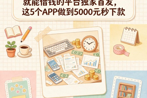 无视黑户风控！凭身份证号就能借钱的平台独家首发，这5个APP做到5000元秒下款