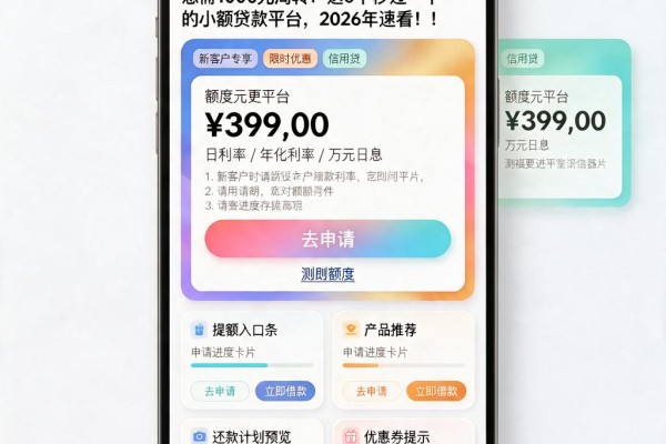 急需1000元周转?这5个秒过一千的小额贷款平台,2026年速看!