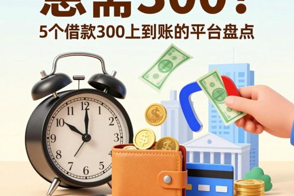 急需300?这5个借款300马上到账的平台速速盘点!