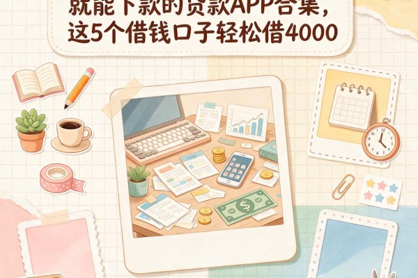 不用扫脸！2026凭身份证就能下款的贷款APP合集，这5个借钱口子轻松借4000