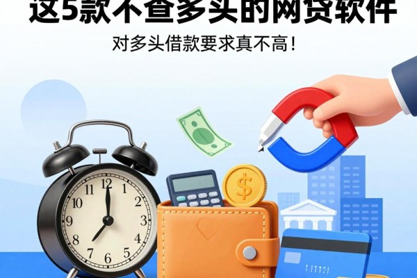 2026年必看!这5款不查多头的网贷软件,对多头借款要求真不高