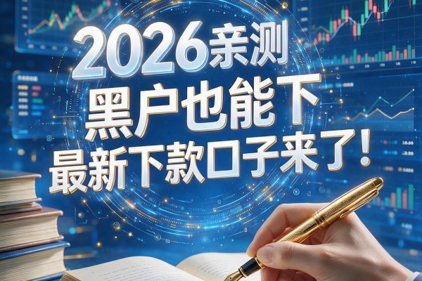 黑户也能下的最新下款口子来了！2026亲测这5个正规低息36期贷款平台