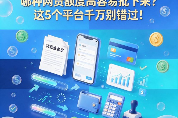 2026最新盘点：哪种网贷额度高容易批下来？这5个平台千万别错过！