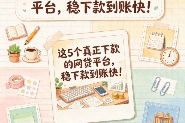 这5个真正下款的网贷平台，稳下款到账快！