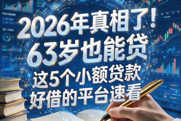 2026年真相了!63岁也能贷,这5个小额贷款好借的平台速看