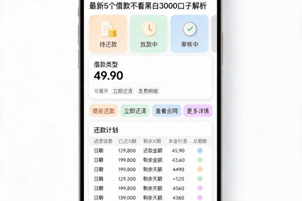 无视黑白的借钱软件真实盘点!4月最新5个借款不看黑白3000口子解析