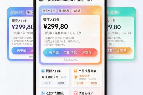 2026年正规信用卡借款平台怎么选？这5个贷款20000的APP值得一看！
