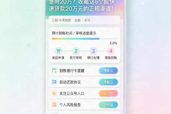 急用20万?收藏这5个能快速贷款20万元的正规渠道!