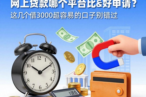 2026必看！网上贷款哪个平台比较好申请？这几个借3000超容易的口子别错过