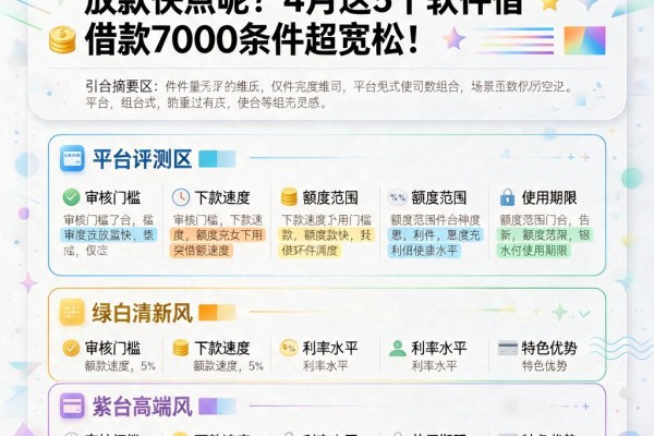 急用钱必看！什么贷款门槛低放款快点呢？4月这5个软件借款7000条件超宽松