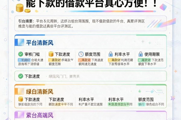 急需1000元周转?这5个能下款的借款平台真心方便!