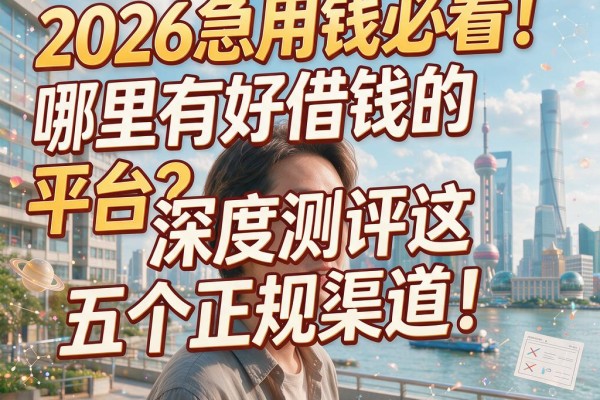 2026急用钱必看!哪里有好借钱的平台?深度测评这五个正规渠道!