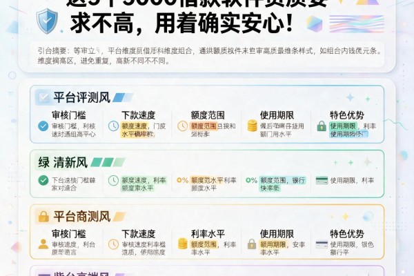 2026年那种网贷最好通过?这5个5000借款软件资质要求不高,用着确实安心