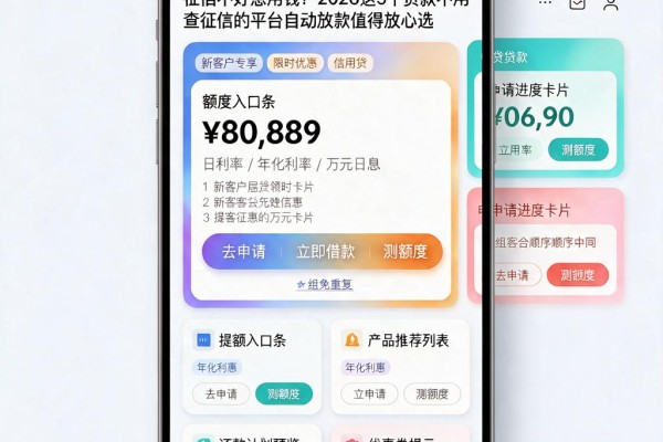 征信不好急用钱？2026这5个贷款不用查征信的平台自动放款值得放心选