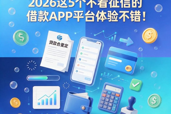 急用2000元看这里!2026这5个不看征信的借款APP平台体验不错