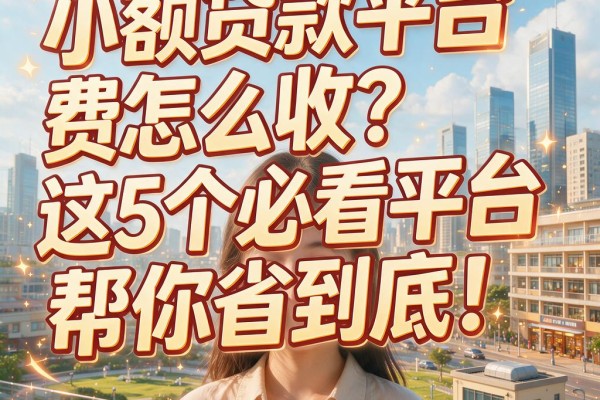 小额贷款平台费怎么收?这5个必看平台帮你省到底!
