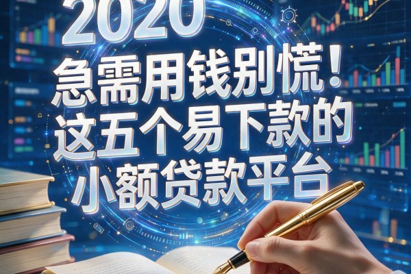 急需用钱别慌!这五个易下款的小额贷款平台,借款到账快值得收藏