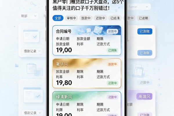 黑户零门槛贷款口子大盘点,这5个值得关注的口子千万别错过!