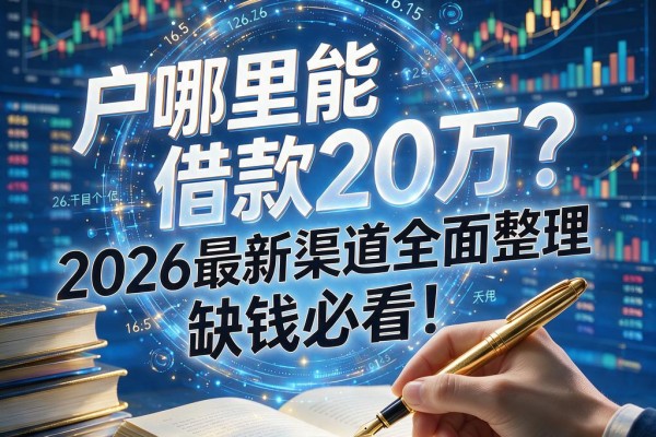 黑户哪里能借款20万？2026最新渠道全面整理，缺钱必看！