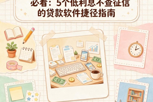 不查征信也能贷!2026新手必看:5个低利息不查征信的贷款软件捷径指南