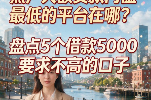 黑户大额贷款门槛最低的平台在哪?盘点5个借款5000要求不高的口子