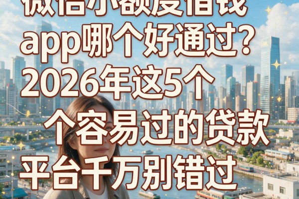 微信小额度借钱app哪个好通过?2026年这5个容易过的贷款平台千万别错过