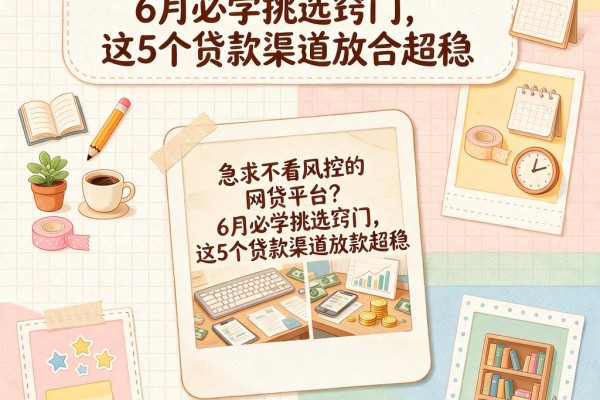 急求不看风控的网贷平台？6月必学挑选窍门，这5个贷款渠道放款超稳