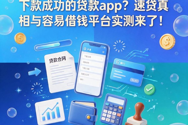 急寻2026年最容易审核下款成功的贷款app?速贷真相与容易借钱平台实测来了