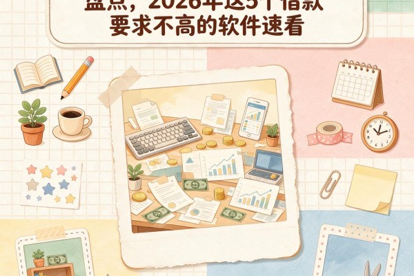 芝麻信用里人人5000的网贷盘点,2026年这5个借款要求不高的软件速看