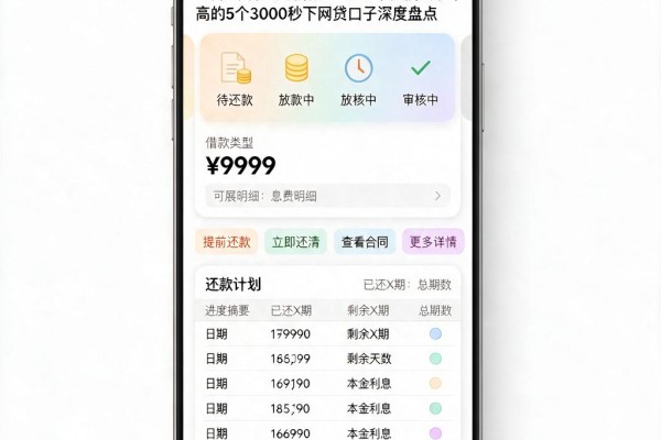 急需1个月短期借款？2026年征信要求不高的5个3000秒下网贷口子深度盘点