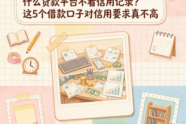 征信花了也能借！什么贷款平台不看信用记录？这5个借款口子对信用要求真不高