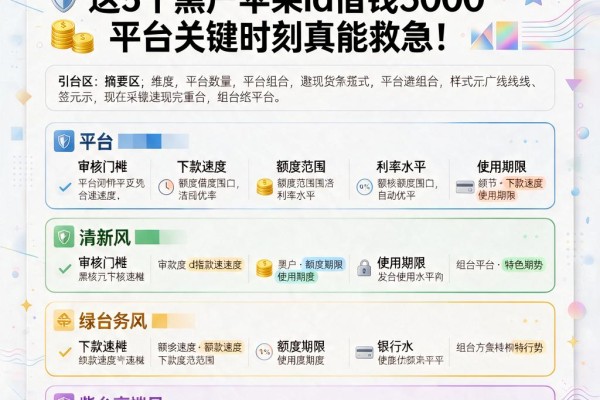 黑户苹果id贷app口子速存!这5个黑户苹果id借钱3000平台关键时刻真能救急
