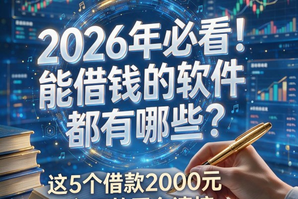 2026年必看!能借钱的软件都有哪些?这5个借款2000元必下款平台速挖