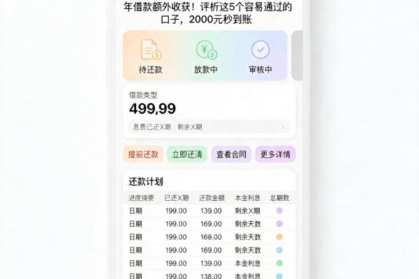 微信申请网贷怎样才能通过审批?2026年借款额外收获!评析这5个容易通过的口子,2000元秒到账