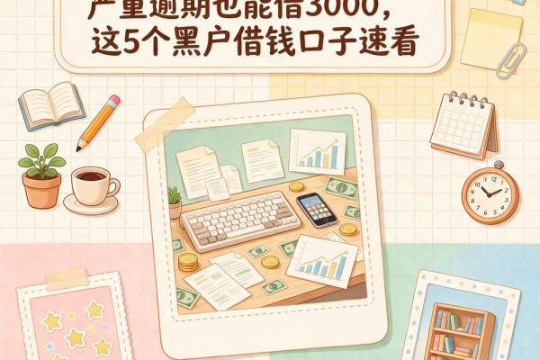 2026最新!超级黑户严重逾期也能借3000,这5个黑户借钱口子速看