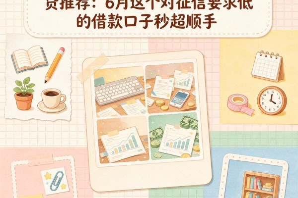 不查征信没有前期费用的网贷推荐：6月这个对征信要求低的借款口子秒超顺手