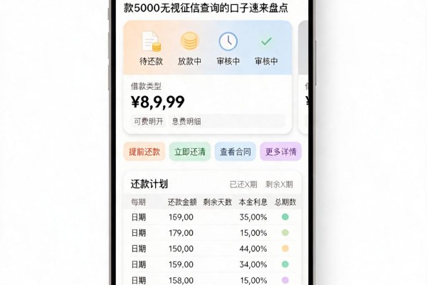 网上贷款容易过的平台有哪些？这5个借款5000无视征信查询的口子速来盘点