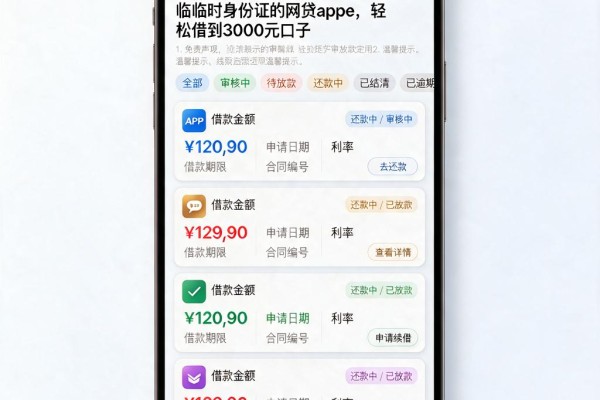 临时身份证也能借钱？这5个无视临时身份证的网贷app，轻松借到3000元口子