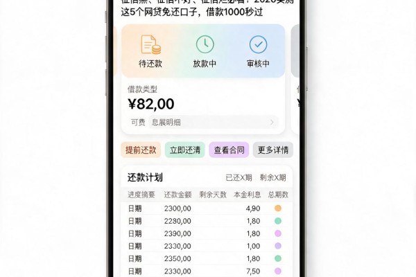征信黑、征信不好、征信烂必看!2026实测这5个网贷免还口子,借款1000秒过