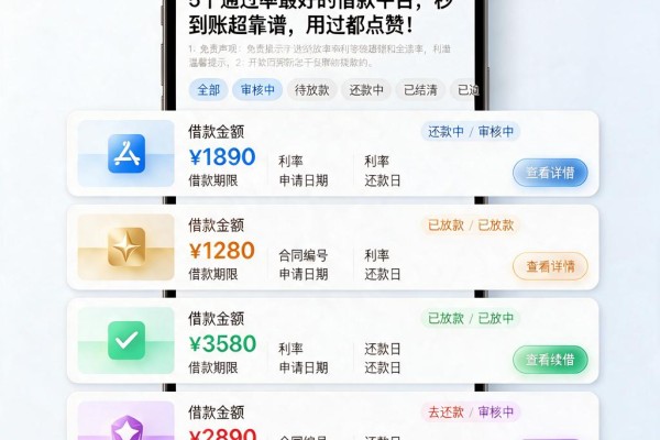 5个通过率最好的借款平台,秒到账超靠谱,用过都点赞!