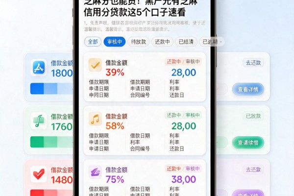 芝麻分也能贷!黑户光有芝麻信用分贷款这5个口子速看
