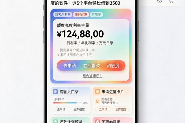 2026年竟有99%人不知道的可以申请额度的软件!这5个平台轻松借到3500