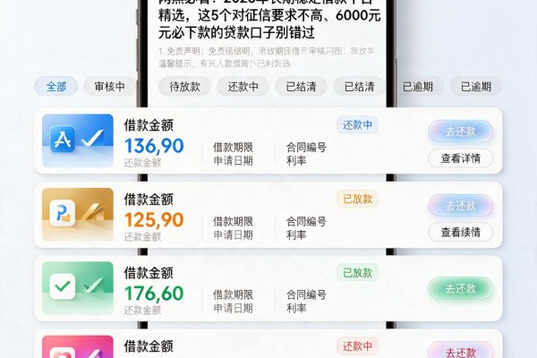 网黑必看！2026年长期稳定借款平台精选，这5个对征信要求不高、6000元必下款的贷款口子别错过