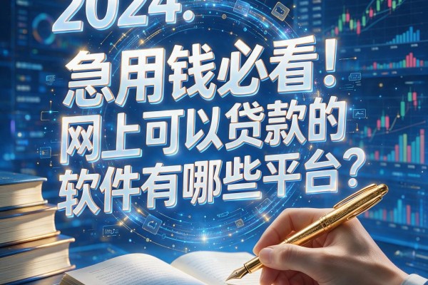 急用钱必看！网上可以贷款的软件有哪些平台？这5个精挑推荐一次讲透！