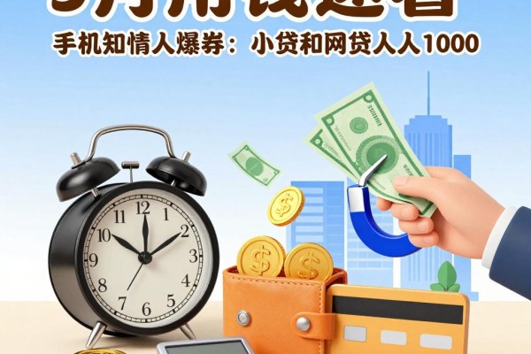 急用钱速看!5月知情人爆料:手机上的小贷和网贷人人1000,要求不高的1500小贷软件盘点
