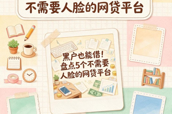黑户也能借!盘点5个不需要人脸的网贷平台