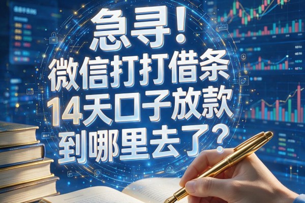 急寻!微信打借条14天口子放款到哪里去了?2026新手速看5个秒到30000的网贷口子