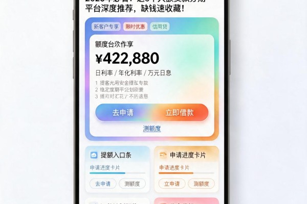 2026年必看!这5个大额贷款分期平台深度推荐,缺钱速收藏