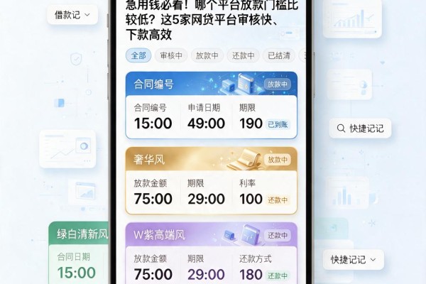 急用钱必看！哪个平台放款门槛比较低？这5家网贷平台审核快、下款高效